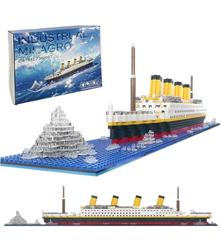 Amazon.co.jp: COBI ブロック タイタニック号 TITANIC 1/450